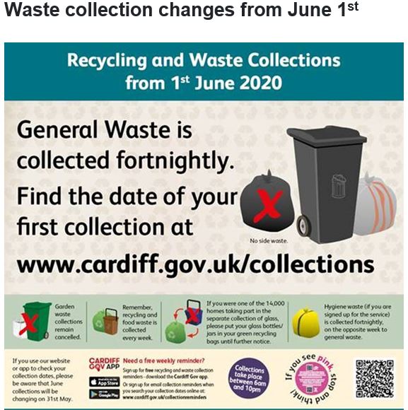 Waste Collection Changes From June 1st